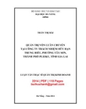 Luận văn Thạc sĩ Quản trị kinh doanh: Quản trị vốn luân chuyển tại Công ty trách nhiệm hữu hạn Trung Hiếu, phường Tây Sơn, thành phố Pleiku, tỉnh Gia Lai