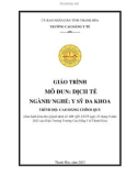 Giáo trình Dịch tễ (Ngành: Y sỹ đa khoa - Trình độ: Cao đẳng) - Trường Cao đẳng Y tế Thanh Hoá