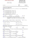 Đề thi học kì 2 môn Toán lớp 10 năm 2022-2023 - Trường THPT số 2 An Nhơn, Bình Định