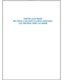 Sáng kiến kinh nghiệm: Những giải pháp để nâng cao chất lượng giáo dục