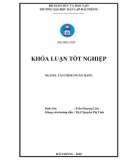 Khóa luận tốt nghiệp Tài chính - Ngân hàng: Phân tích hiệu quả sử dụng vốn lưu động và một số giải pháp nâng cao hiệu quả sử dụng vốn lưu động của Công ty TNHH thương mại vận tải biển Thành Đạt