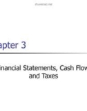 Lecture Managerial finance - Chapter 3: Financial statements, cash flow, and taxes