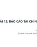 Bài giảng Kế toán chi phí sản xuất: Bài 13 - TS Trần Thế Nữ