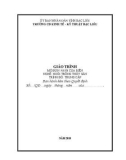 Giáo trình mô đun Nuôi cua biển (Nghề: Nuôi trồng thủy sản - Trình độ: Trung cấp) - Trường CĐ Kinh tế - Kỹ thuật Bạc Liêu