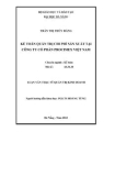 Luận văn Thạc sĩ Quản trị kinh doanh: Kế toán quản trị chi phí sản xuất tại Công ty cổ phần Procimex Việt Nam
