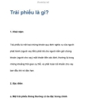 Trái phiếu là gì?