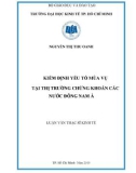 Luận văn Thạc sĩ Kinh tế: Kiểm định yếu tố mùa vụ tại thị trường chứng khoán các nước Đông Nam Á