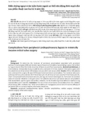 Biến chứng ngoại vi do tuần hoàn ngoài cơ thể trên động tĩnh mạch đùi sau phẫu thuật van hai lá ít xâm lấn