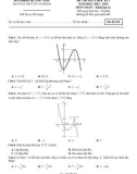Đề kiểm tra giữa học kì 1 môn Toán lớp 12 năm 2022-2023 - Trường THPT Hồ Nghinh (Mã đề 015)