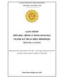 Giáo trình Bệnh lý răng hàm mặt (Ngành: Kỹ thuật phục hình răng - Trình độ: Cao đẳng) - Trường Cao đẳng Y tế Thanh Hoá