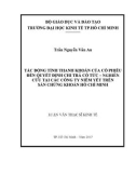 Luận văn Thạc sĩ Kinh tế: Tác động tính thanh khoản của cổ phiếu đến quyết định chi trả cổ tức – Nghiên cứu tại các công ty niêm yết trên Sàn chứng khoán Thành phố Hồ Chí Minh