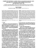 Nghiên cứu sử dụng cá ngựa vằn (Danio rerio Hamilton, 1822) làm sinh vật cảnh báo sớm ô nhiễm nguồn nước cho nhà máy nước cấp