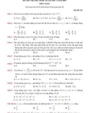Đề thi thử THPTQG môn Toán lần 2 năm 2019 - Sở GD&ĐT Liên trường chuyên Nghê An