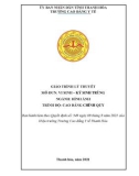 Giáo trình Lý thuyết vi sinh - ký sinh trùng (Ngành: Hình ảnh - Trình độ: Cao đẳng) - Trường Cao đẳng Y tế Thanh Hoá