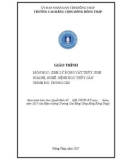 Giáo trình Sinh lý động vật thủy sinh (Nghề: Bệnh học thuỷ sản - Trung cấp) - Trường Cao đẳng Cộng đồng Đồng Tháp