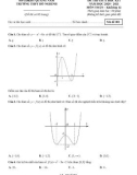 Đề thi giữa học kì 1 môn Toán lớp 12 năm 2020-2021 có đáp án - Trường THPT Hồ Nghinh