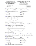 Đề thi thử THPT Quốc gia năm 2021 môn Toán có đáp án - Trường THPT Long Hòa, Bình Dương
