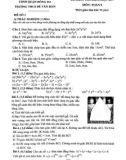 Đề thi giữa học kì 1 môn Toán lớp 8 năm 2024-2025 - Trường THPT Bế Văn Đàn, Đống Đa