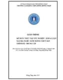 Giáo trình Thực tập tốt nghiệp (Nghề: Nuôi trồng thuỷ sản - Trung cấp) - Trường Cao đẳng Cộng đồng Đồng Tháp