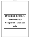 TUTORIAL JOOMLA: Joomshopping Component - Thêm sản phẩm