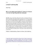 Báo cáo Đôi vai của những người khổng lồ: Claude Levi-Strauss và di sản của ông trong nhân học đương đại 