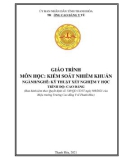 Giáo trình Kiểm soát nhiễm khuẩn (Ngành: Kỹ thuật xét nghiệm y học - Trình độ: Cao đẳng) - Trường Cao đẳng Y tế Thanh Hoá