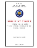 Khóa luận tốt nghiệp Tài chính Ngân hàng: Phát triển bảo hiểm xã hội tự nguyện trên địa bàn thành phố Huế, tỉnh Thừa Thiên Huế