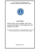Giáo trình Thực tập tốt nghiệp - khóa luận (Nghề: Phòng và chữa bệnh thuỷ sản - Cao đẳng) - Trường Cao đẳng Cộng đồng Đồng Tháp