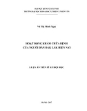 Luận án Tiến sĩ Xã hội học: Hoạt động khám chữa bệnh của người dân Đắk Lắk hiện nay