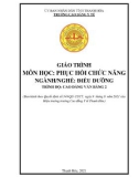 Giáo trình Phục hồi chức năng (Ngành: Điều dưỡng - Trình độ: Cao đẳng) - Trường Cao đẳng Y tế Thanh Hoá