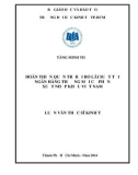 Luận văn Thạc sĩ Kinh tế: Hoàn thiện quản trị rủi ro lãi suất tại Ngân hàng thương mại cổ phần Xuất nhập khẩu Việt Nam