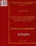 Luận văn Thạc sĩ Kinh doanh và quản lý: Tổ chức thực thi chính sách ưu đãi về đất đai nhằm khuyến khích đầu tư vào địa bàn tỉnh Lai Châu