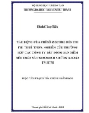 Luận văn Thạc sĩ Tài chính ngân hàng: Tác động của chỉ số Z-Score đến chi phí thuế TNDN - Nghiên cứu trường hợp các công ty bất động sản niêm yết trên sàn giao dịch chứng khoán TP. HCM