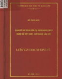 Luận văn Thạc sĩ Kinh tế: Quản lý huy động vốn tại Ngân hàng TMCP Hàng hải Việt Nam - Chi nhánh Cầu Giấy