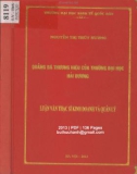 Luận văn Thạc sĩ Kinh doanh và quản lý: Quảng bá thương hiệu của Trường Đại học Hải Dương