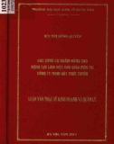 Luận văn Thạc sĩ Kinh doanh và quản lý: Các công cụ nhằm nâng cao động lực làm việc cho giáo viên tại Công ty TNHH Hãy Trực tuyến