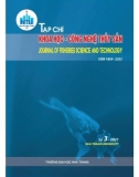 Tạp chí khoa học - công nghệ Thủy sản: Số 3 - Năm 2021