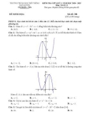 Đề thi giữa học kì 1 môn Toán lớp 12 năm 2024-2025 có đáp án - Trường THPT Ngô Quyền, Đà Nẵng (Đề minh họa)