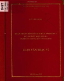 Luận văn Thạc sĩ Kinh doanh và quản lý: Hoàng thiện chính sách di dân, tái định cư dự án Thủy điện Sơn La