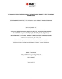 Master's thesis of Engineering: A concurrent design facility architecture for education and research in multi-disciplinary systems design