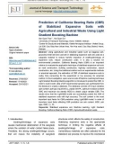 Prediction of California Bearing Ratio (CBR) of stabilized expansive soils with agricultural and industrial waste using light gradient boosting machine