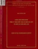 Luận văn Thạc sĩ Kinh doanh và quản lý: Chiến lược kinh doanh của Công ty TNHH Kiểm toán và định giá AAFC từ năm 2015 đến năm 2020