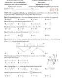 Đề thi giữa học kì 1 môn Toán lớp 12 năm 2024-2025 có đáp án - Sở GD&ĐT TP. HCM