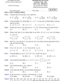 Đề thi giữa học kì 2 môn Toán lớp 10 năm 2023-2024 có đáp án - Trường THPT B Bình Lục