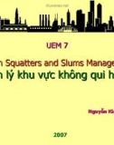 Quản lý khu vực không qui họach