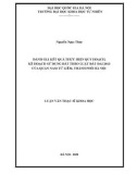 Luận văn Thạc sĩ Khoa học: Đánh giá kết quả thực hiện quy hoạch, kế hoạch sử dụng đất theo Luật Đất đai 2013 của quận Nam Từ Liêm