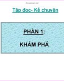 Giáo án điện tử môn Tiếng Việt lớp 3 - Tuần 8: Tập đọc - Kể chuyện Các em nhỏ và cụ già