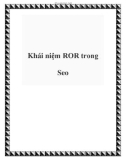 Khái niệm ROR trong Seo