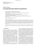 Báo cáo hóa học: Research Article A Learning State-Space Model for Image Retrieval