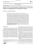 Regulator of G-protein Signaling (RGS)1 and RGS10 proteins as potential drug targets for neuroinflammatory and neurodegenerative diseases